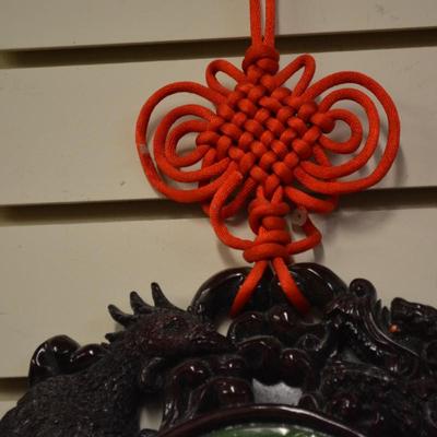 Chinese Tasseled Knotted Wall Plaque 40"