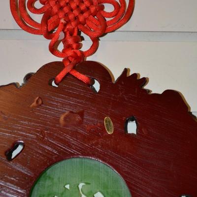 Chinese Tasseled Knotted Wall Plaque 40"