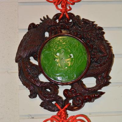 Chinese Tasseled Knotted Wall Plaque 40"