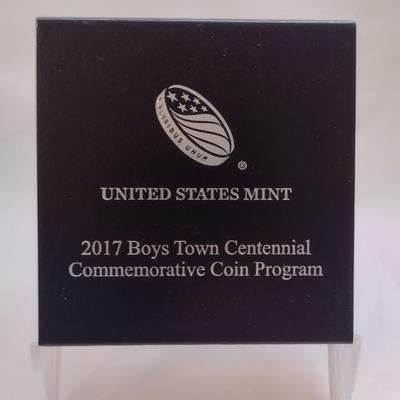 2017 Boys Town Centennial Commemorative Coin Program Silver $1 Coin (#24)