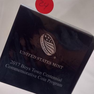 2017 Boys Town Centennial Commemorative Coin Program Silver $1 Coin (#24)