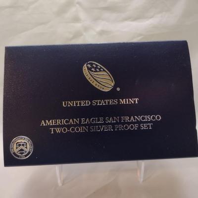 2012 United States Mint American Eagle San Francisco Two-Coin Silver Proof Set (#30)