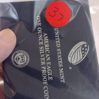2014 United States Mint American Eagle One Ounce Silver Proof Coin (#37