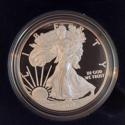 2012 United States Mint American Eagle One Ounce Silver Proof Coin (#38)
