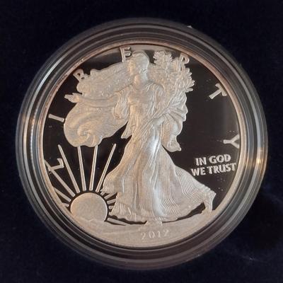 2012 United States Mint American Eagle One Ounce Silver Proof Coin (#40