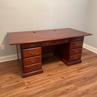Solid Wood Mahogany Office Desk