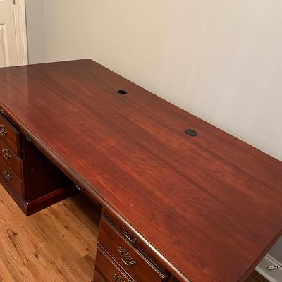 Solid Wood Mahogany Office Desk