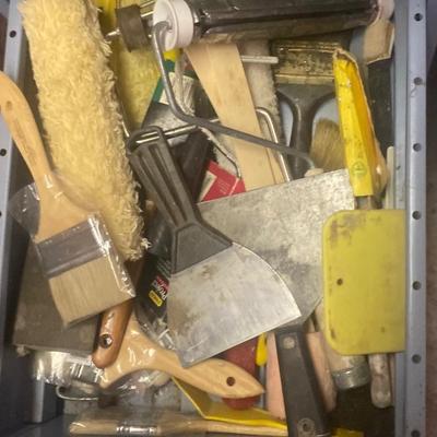 File Cabinet w/Painting Supplies