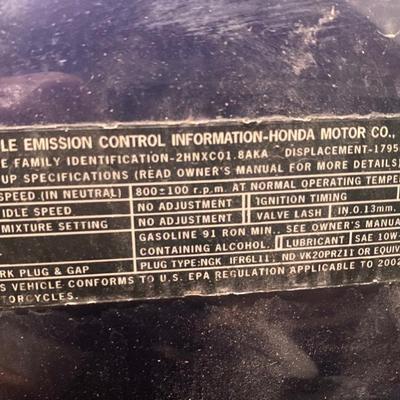 Honda Motorcycle Part
