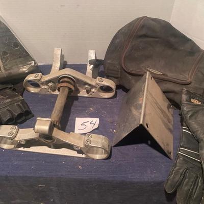 Motorcycle Parts and Gloves