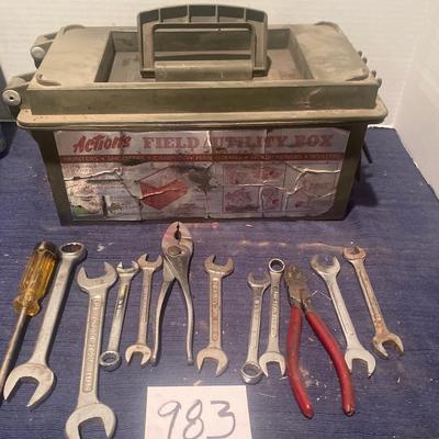 Tool Box and Wrenches