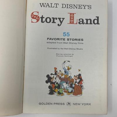 Walt Disney's Story Land, Golden Press, Copr. 1962 Walt Disney Productions