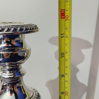 Pair 11" Silver plated Candlesticks English Plating