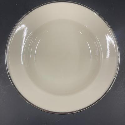 Set of 4 Lenox Dimension Collection Solitaire Grande Wide Rim Soup Bowls