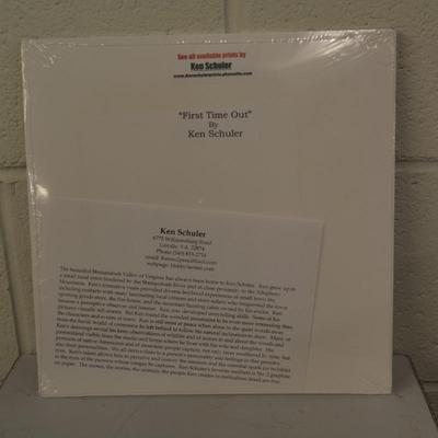 Local Artist Ken Schuler "First Time Out" Matted Print 174/400