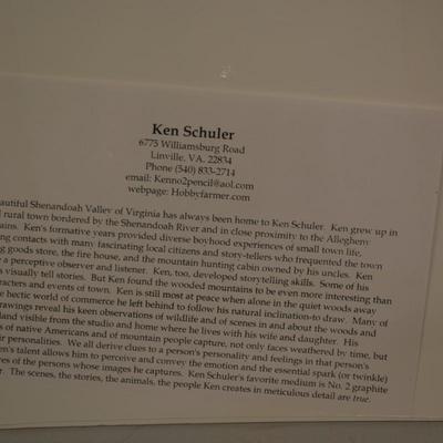 Local Artist Ken Schuler "First Time Out" Matted Print 174/400