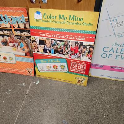 Lot of Color Me Mine ad posters