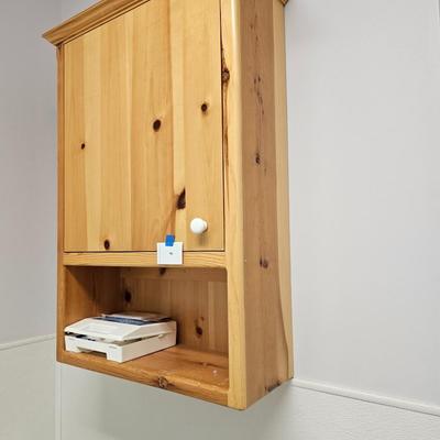Wood wall cabinet