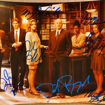 Murder One cast signed photo