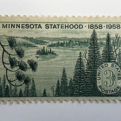 1958 3Â¢ Minnesota Statehood Stamp