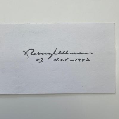 1982 HOF original signature 