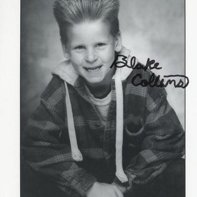 Blake Collins signed The Little Rascals photo