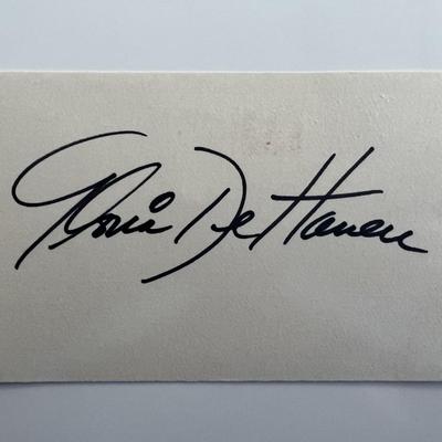 Gloria DeHaven original signature 