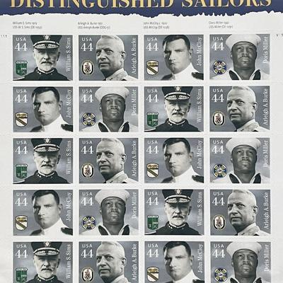 2010 Distinguished Sailors stamp set of 20