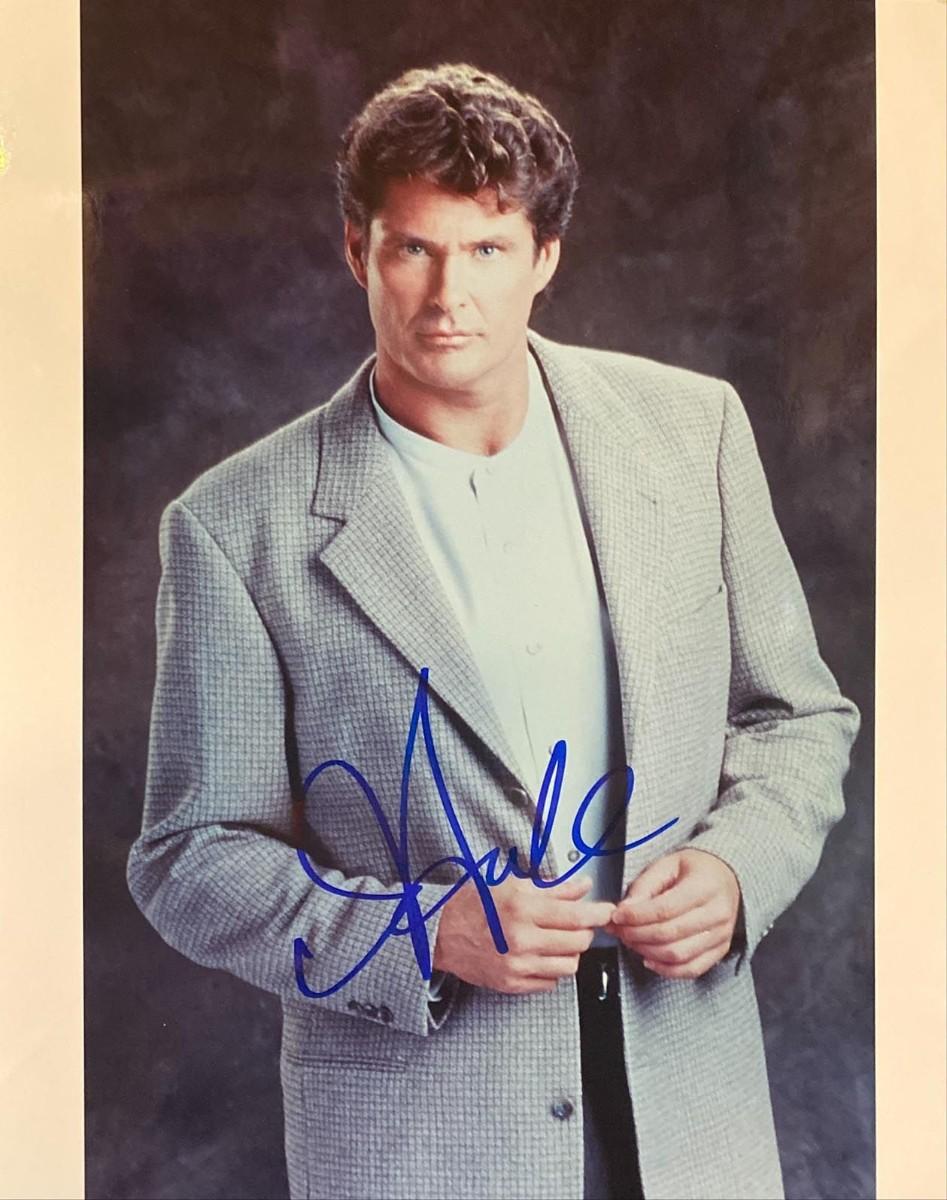 Knight Rider David Hasselhoff Signed Photo