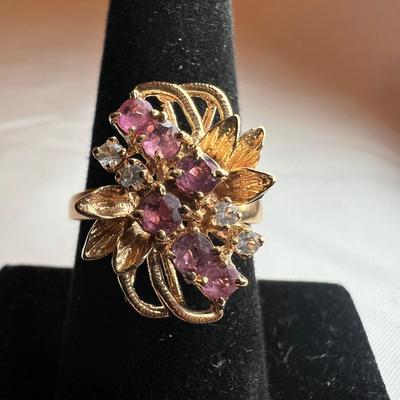 Diamond & Amethyst Ring & More (B3-RG)