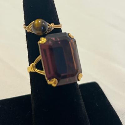 Amber & Gold Jewelry (B3-RG)