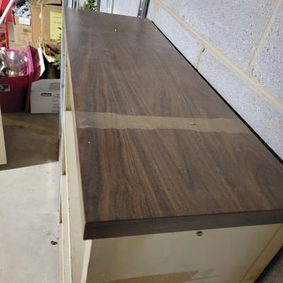 Two Metal Shelving Units and a Metal Cabinet (BS2-DW)