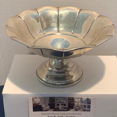 6â€ Sterling Weighted Scalloped Candy Dish