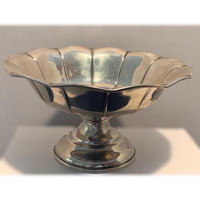 6â€ Sterling Weighted Scalloped Candy Dish