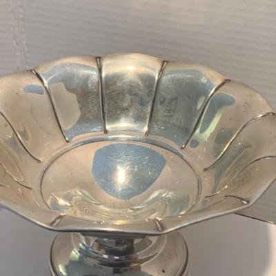 6â€ Sterling Weighted Scalloped Candy Dish