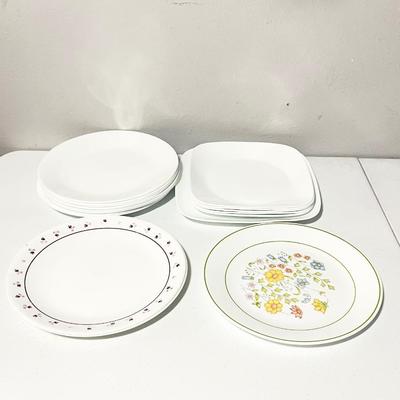 CORELLE ~ 18 Pieces Of Assorted Patterns
