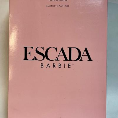 Vintage 1996 ESCADA BARBIE Collector Limited Edition Doll New Unopened pink black