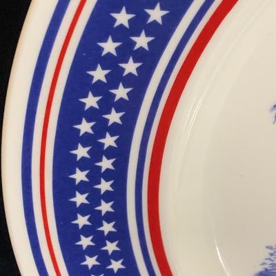 Mottahedah Phalzgraff George W Bush Inaugural Plate