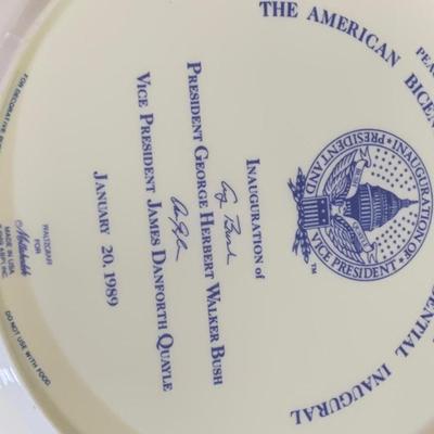 Mottahedah Phalzgraff George W Bush Inaugural Plate