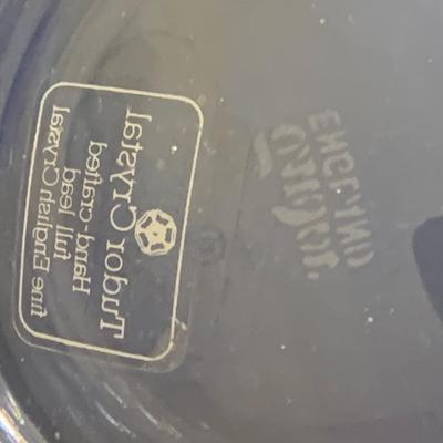 Tudor Lead Crystal Bowl Presidential Seal New In Box