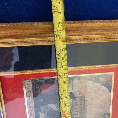 Framed Nixon White House Holiday Card
