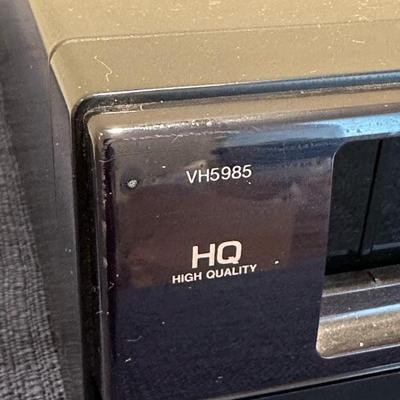 Lot 605 Quasar, four head, VHS player, JVC, DVD, CD player