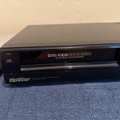 Lot 605 Quasar, four head, VHS player, JVC, DVD, CD player