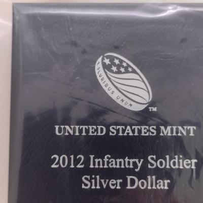 2012 U.S. Mint Infantry Soldier Proof Silver $1 Coin (#57)