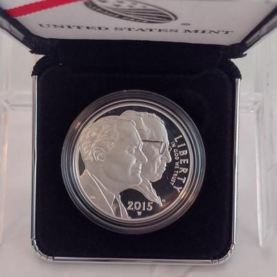 2015 U.S. Mint March of Dimes Silver Dollar Proof Coin (#58)