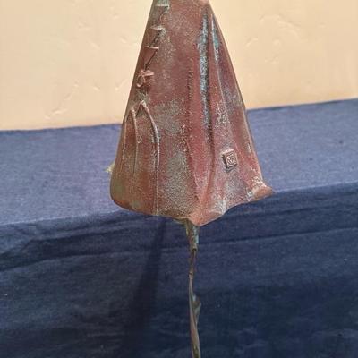 Lot 609 metal Windchime 33 inches long
