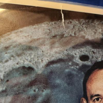2 Apollo 11 Posters and 2 Moonshot Glasses