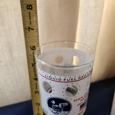 2 Apollo 11 Posters and 2 Moonshot Glasses