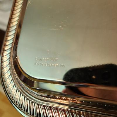 Large lot of Metal Serving Display trays