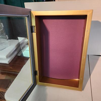 Framed Display Cabinet Table or Wall 13x20x3